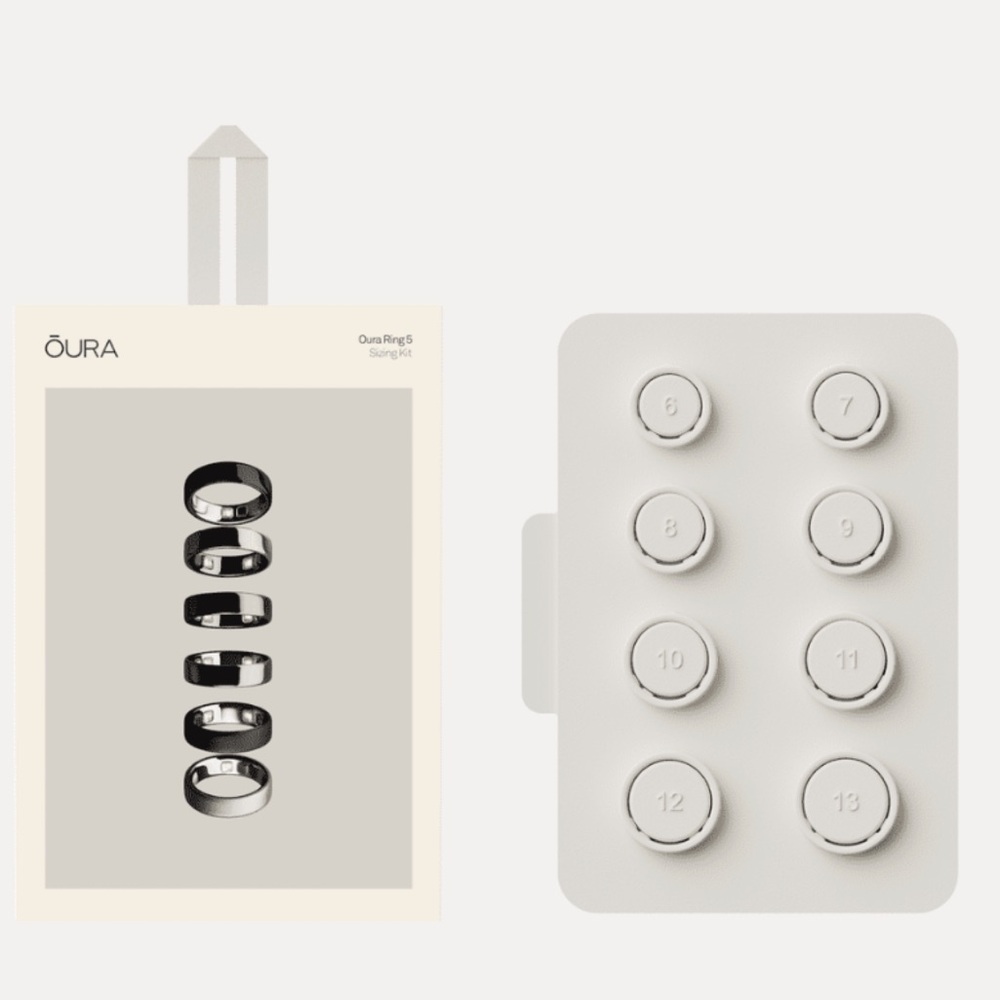 Size Before You Buy Oura Ring 5 Sizing Kit